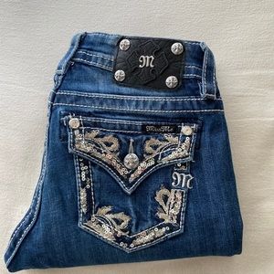 Miss me jeans relaxed boot jeans size 26!